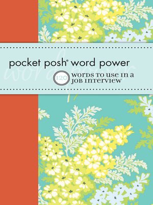 cover image of Pocket Posh Word Power